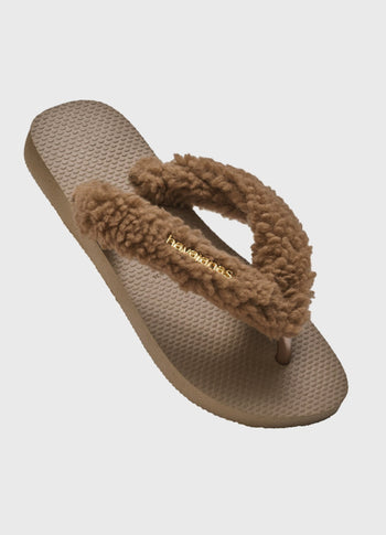 HAVAIANAS FLIPFLOP FLUFFY | rose gold