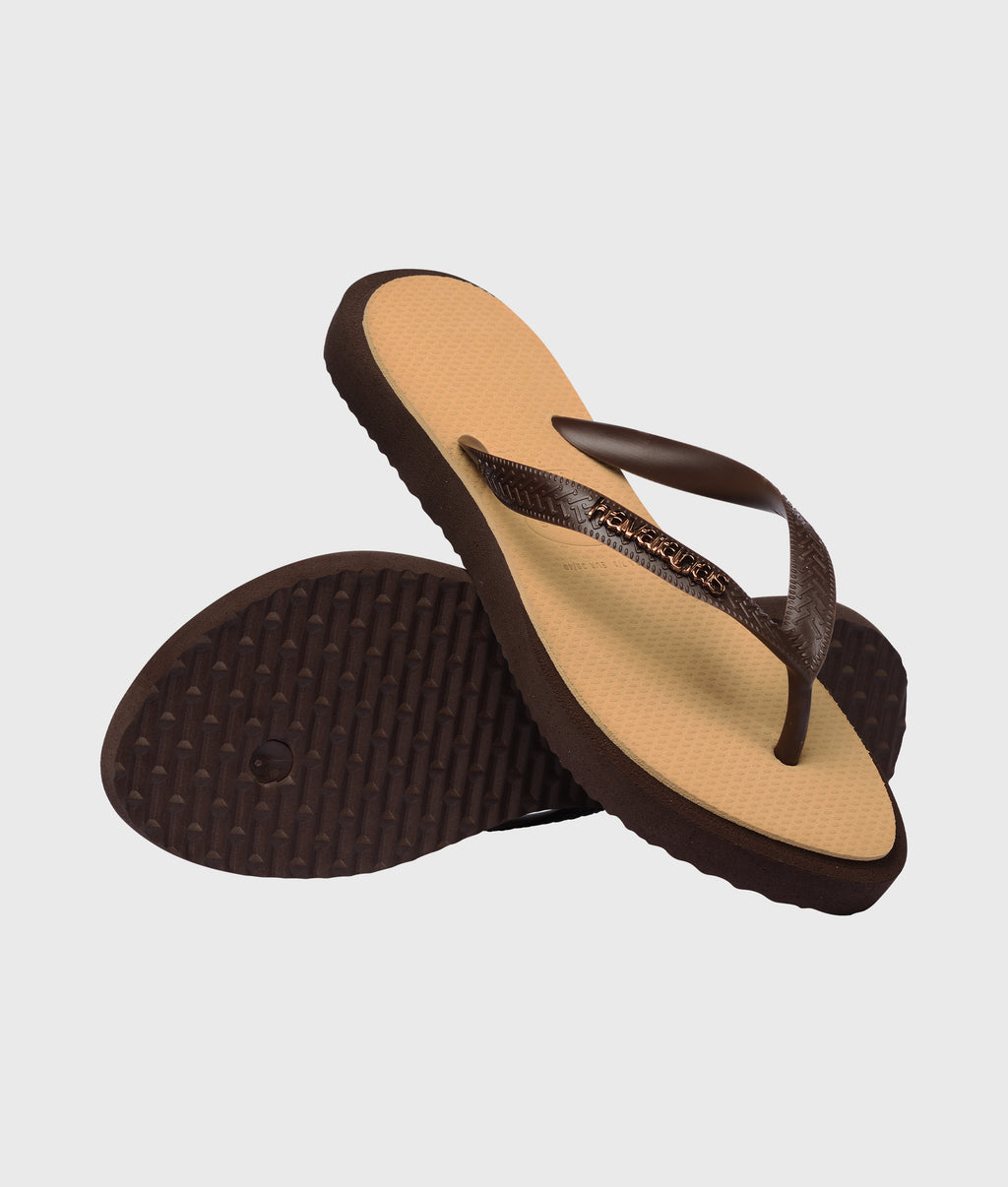 HAVAIANAS TOP POINT FUSION | brown