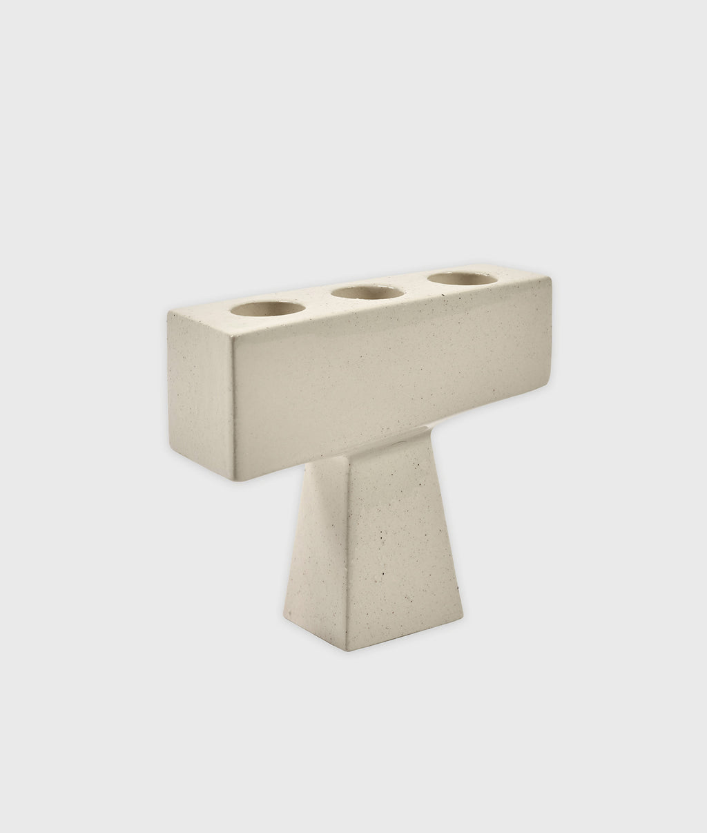 Candle Holder 06 Beige Molly | soft beige