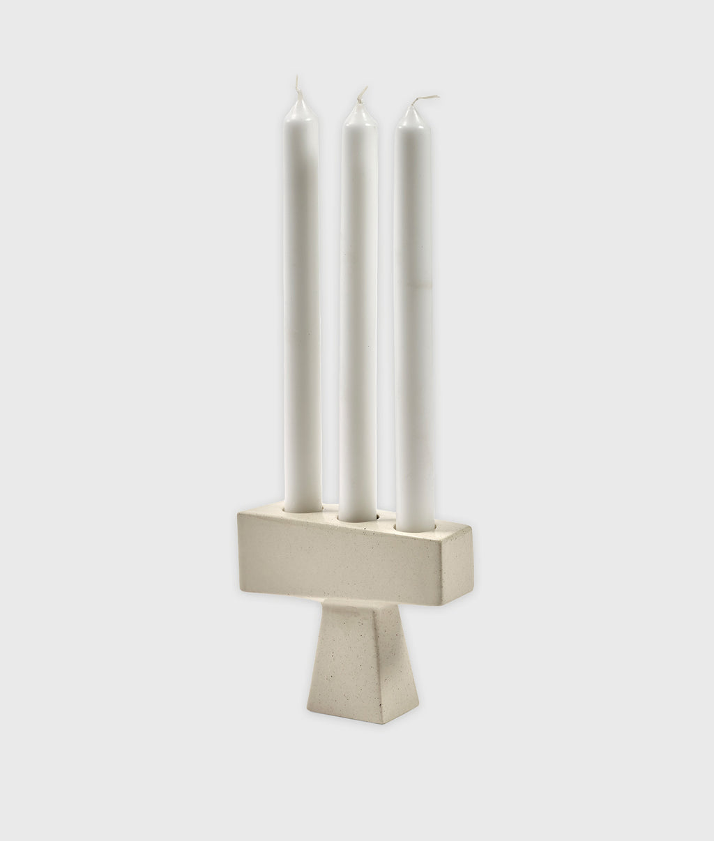 Candle Holder 06 Beige Molly | soft beige