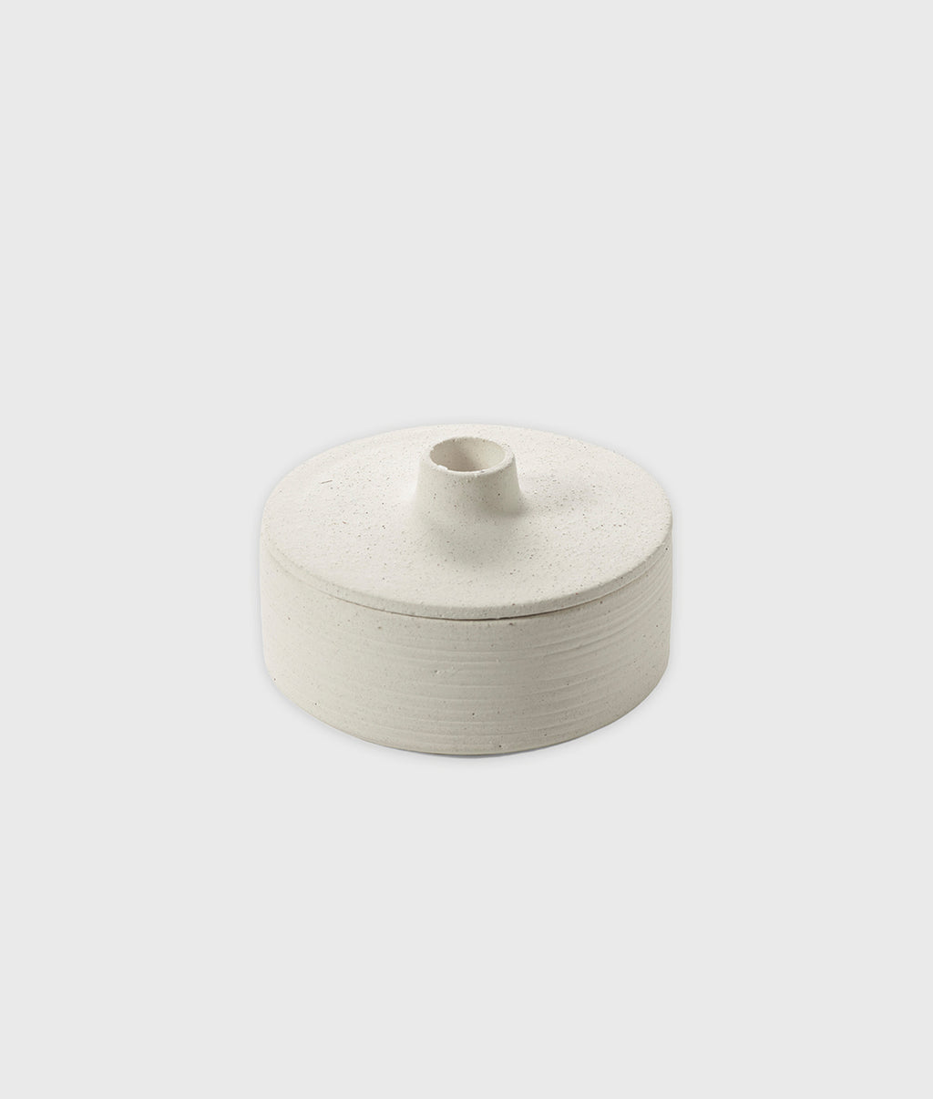 Candle Holder + Box Beige Mira | soft beige