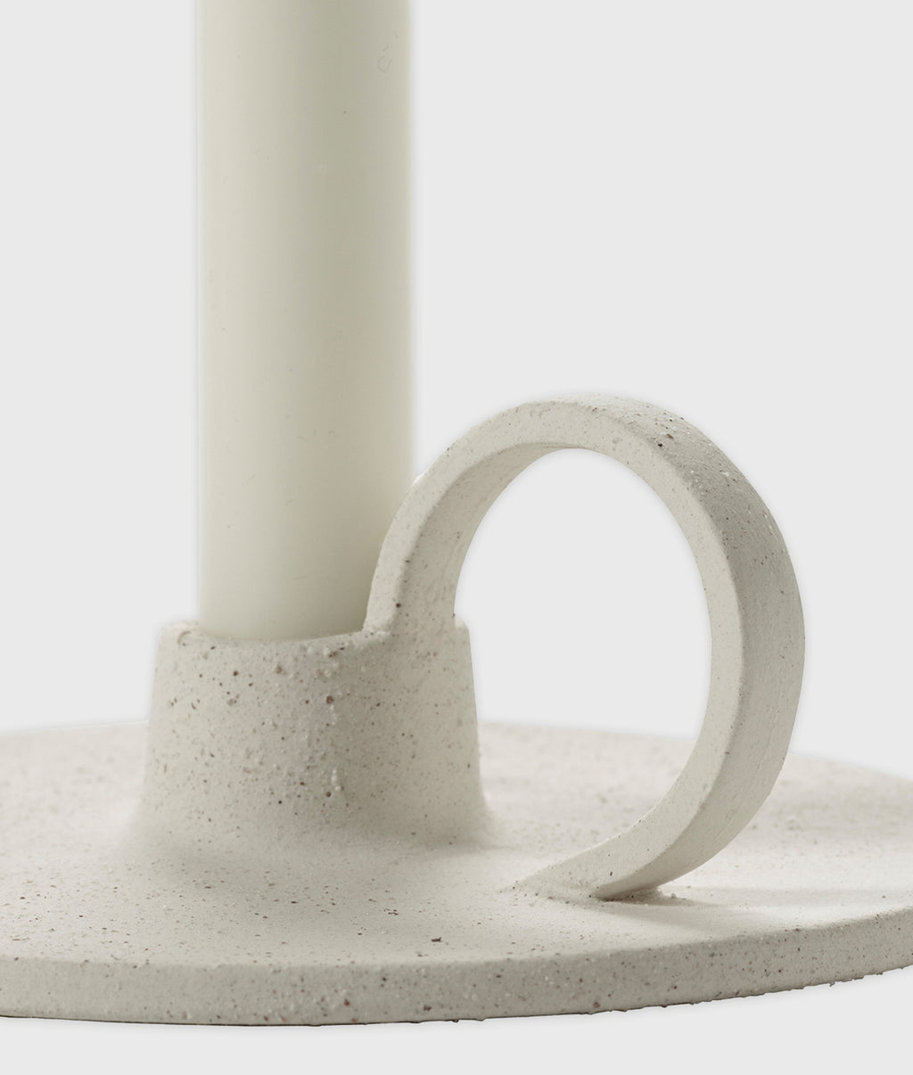 Candle Holder S Beige Mira | soft beige