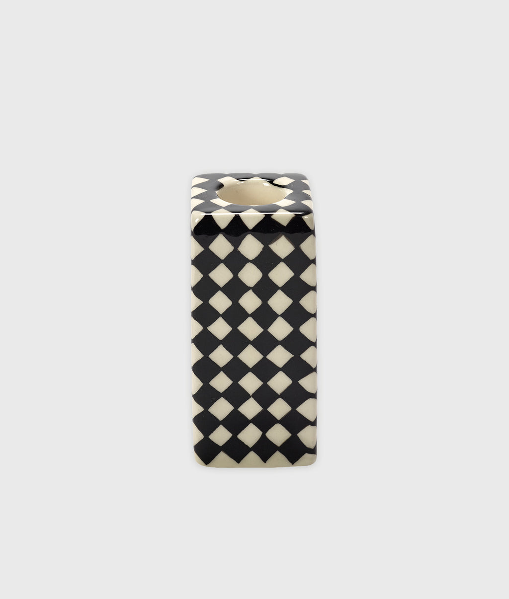 Candle Holder N1 Black White | white/black