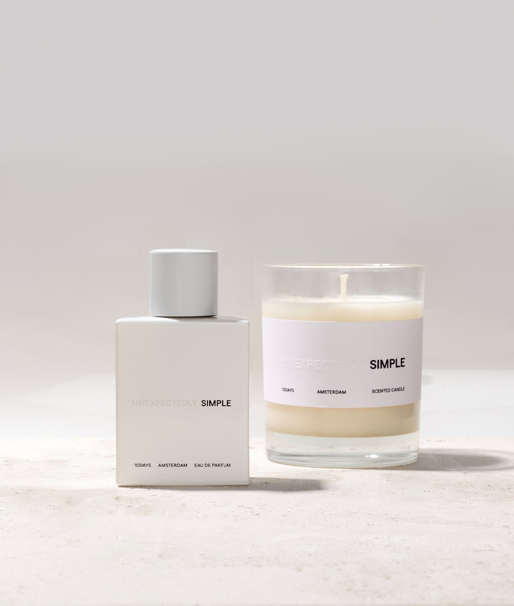 simple scented candle | multicolor