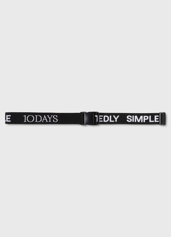 luggage belt | black