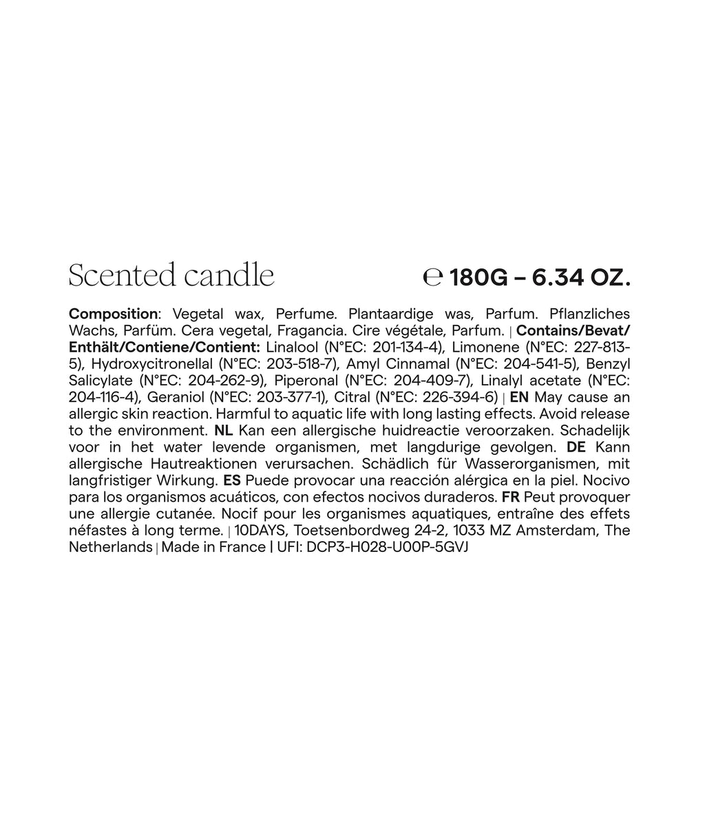 unexpectedly scented candle | multicolor
