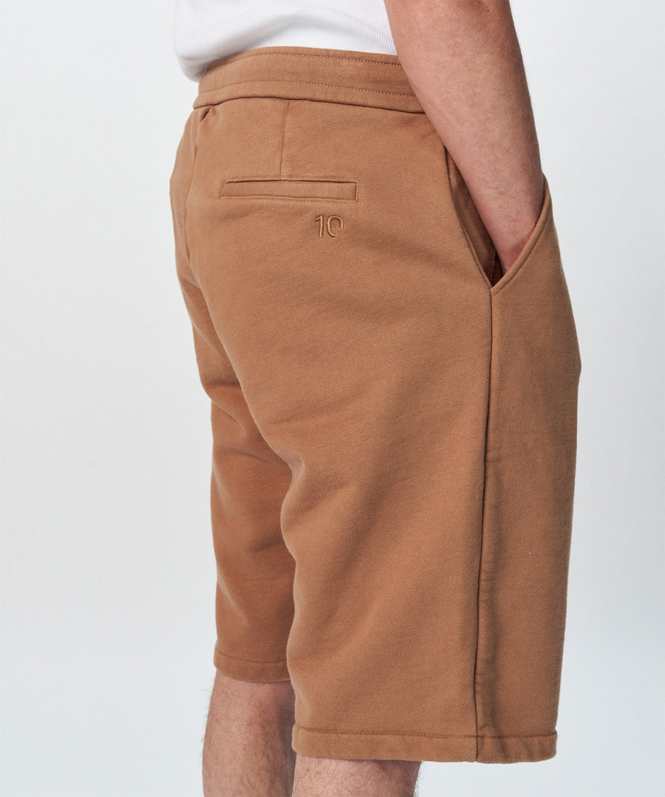 Robin fleece shorts | camel