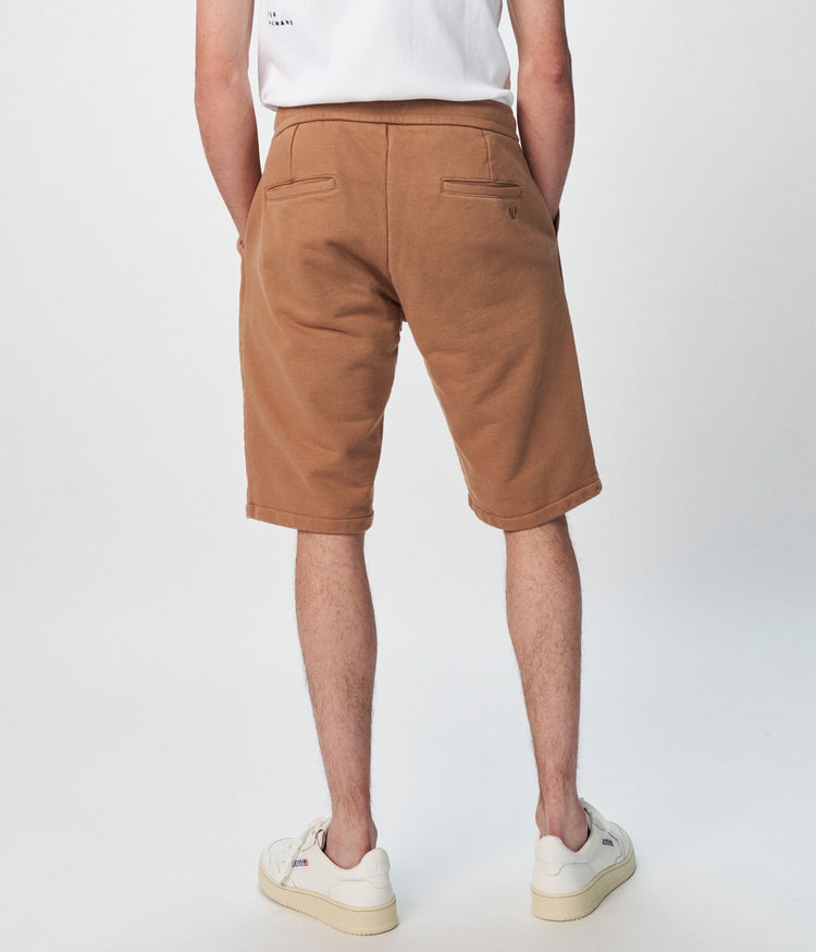 Robin fleece shorts | camel