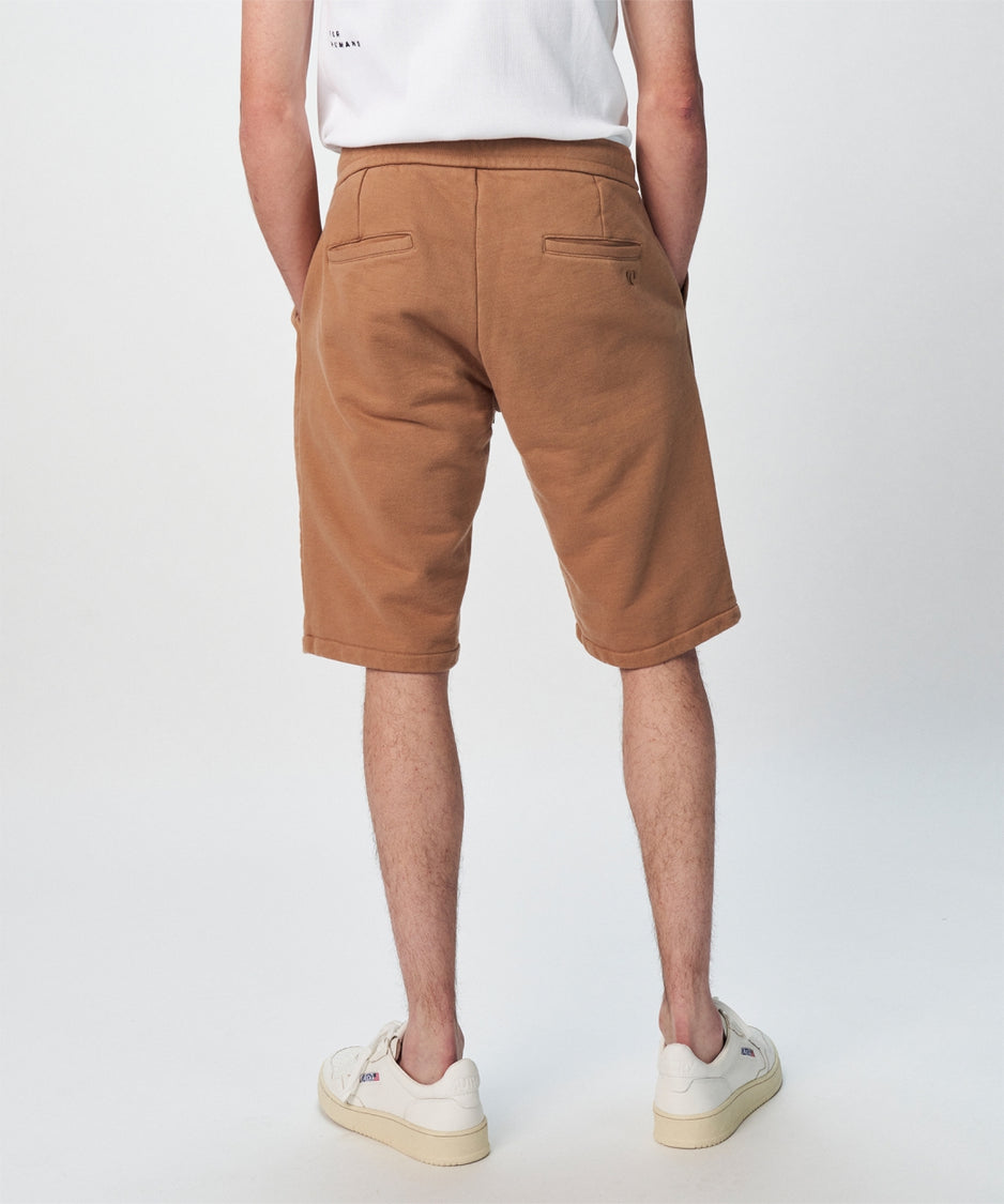 Robin fleece shorts | camel