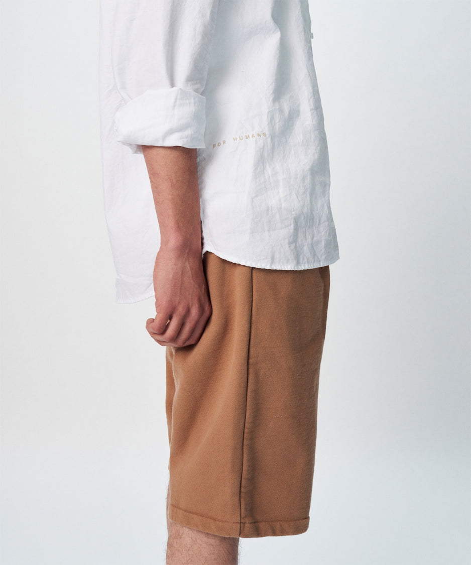 Robin fleece shorts | camel