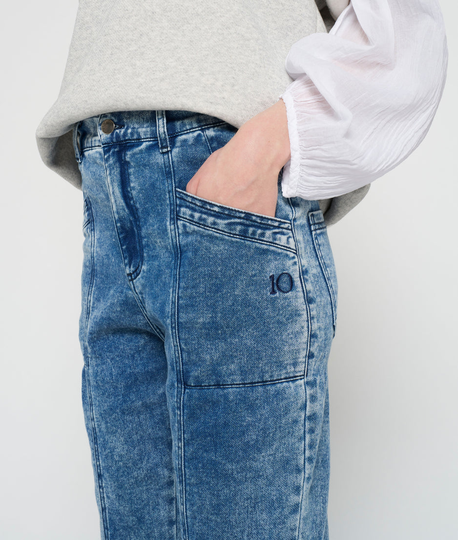 jog denim | blue denim