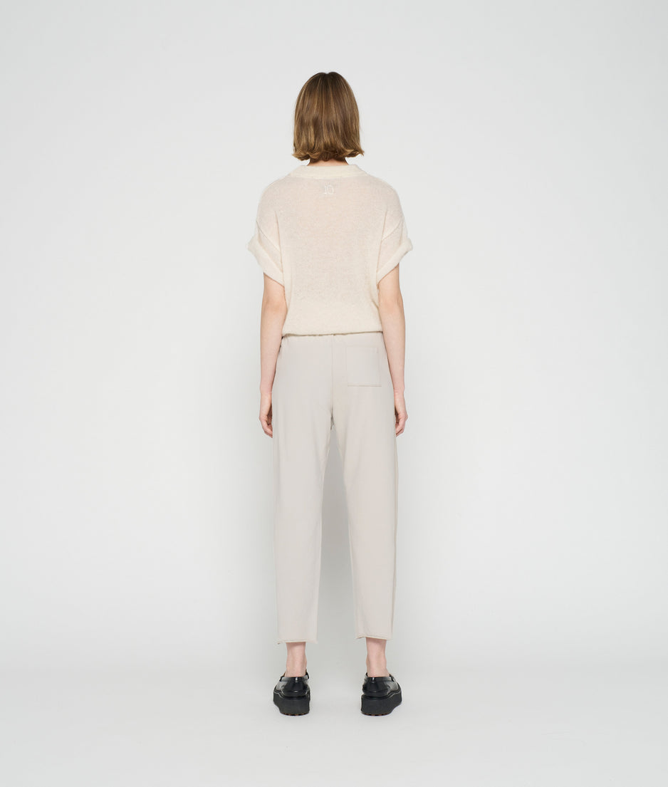 side panel jogger | grey sky
