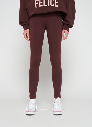 yoga leggings | aubergine