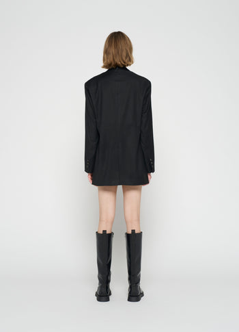smoking blazer | black