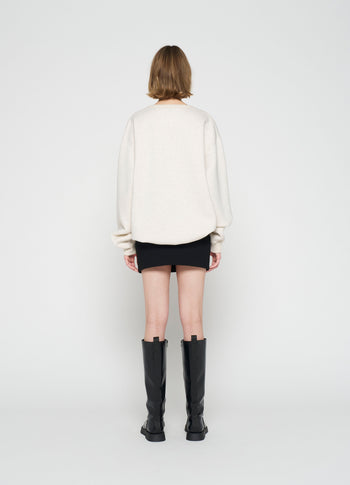 statement sweater 10 | soft white melee