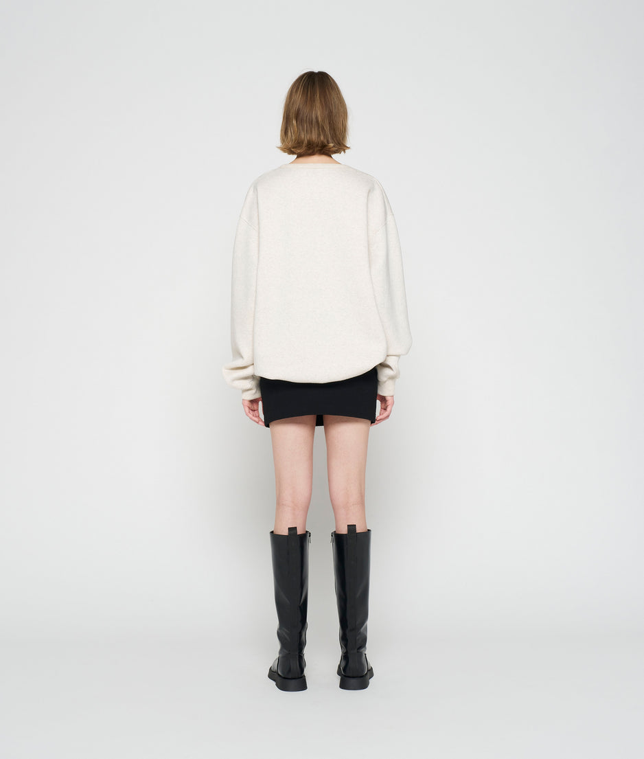 statement sweater 10 | soft white melee