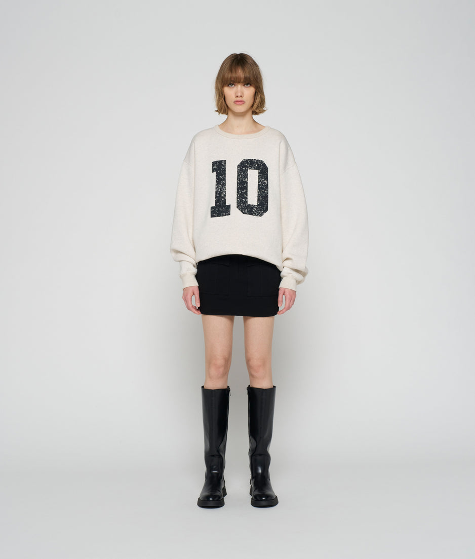 statement sweater 10 | soft white melee