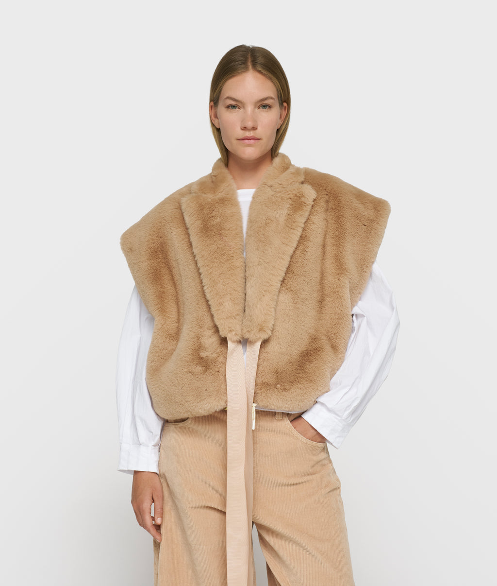 fluffy sjaal | grey mango