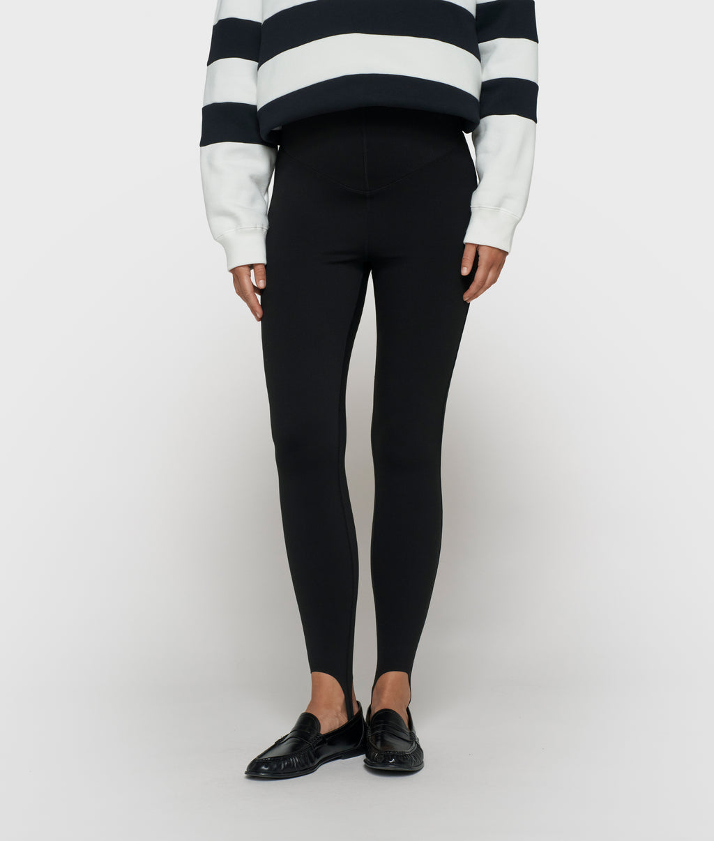 sporty leggings | black