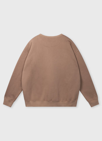statement sweater | light fudge