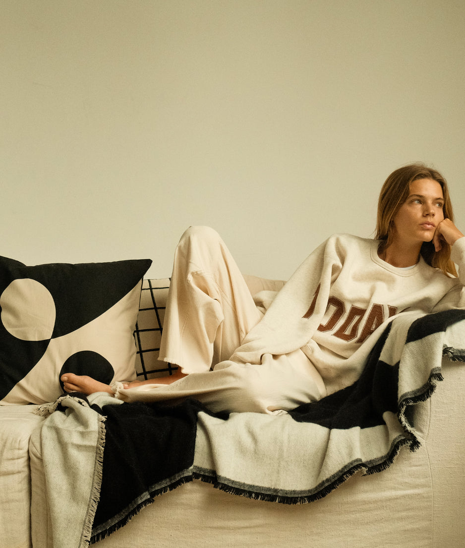 10DAYS x Lois Schindeler plaid asobi | black