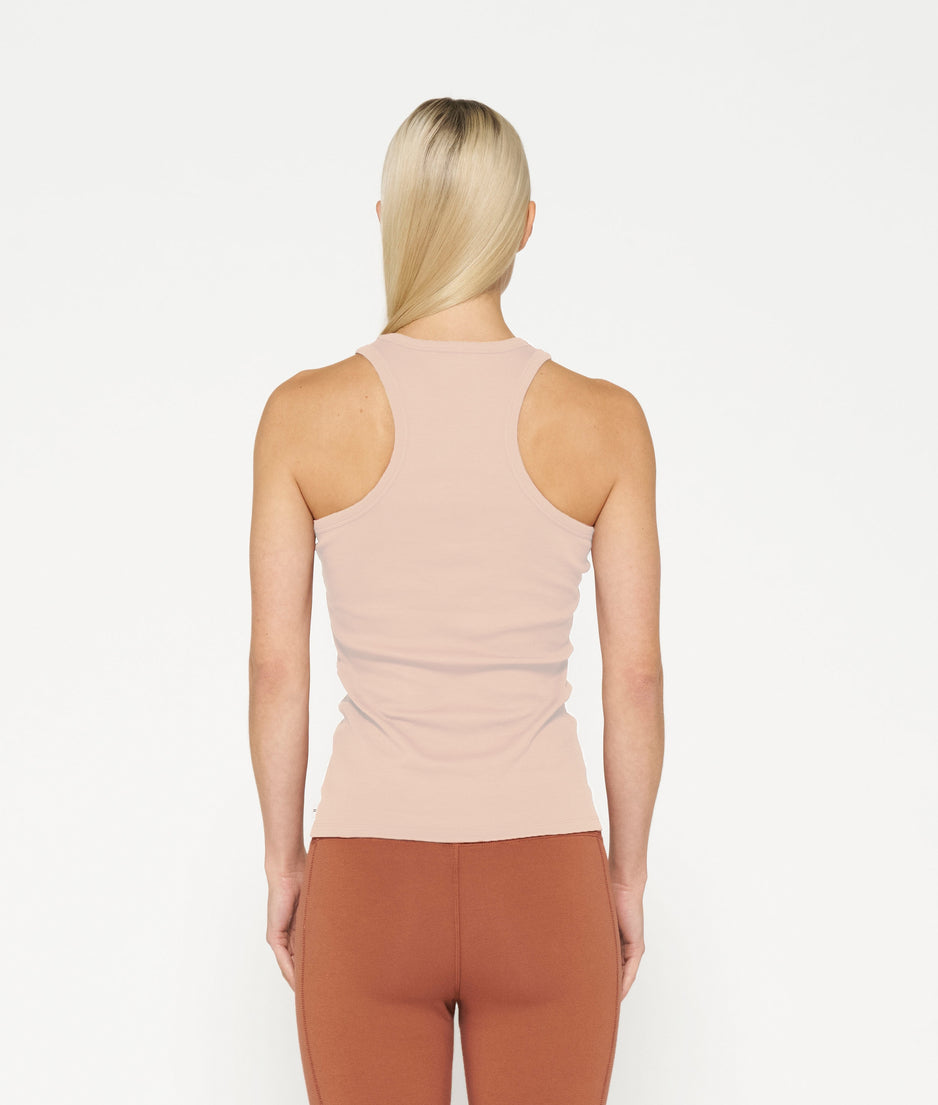 tank top rib | sepia sand